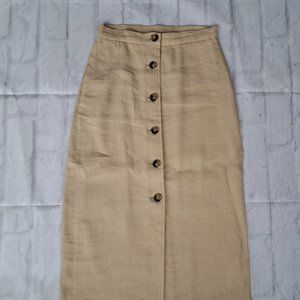 Aritzia Wilfred Button Up midi skirt, size 2
